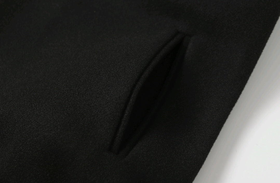 Chrome-Hearts Black White Street Style Baseball Coat 002